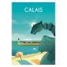 Affiche Calais SNCF Hauts-de-France La Boutique TER