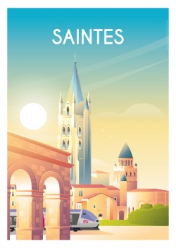 Affiche Saintes