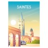 Affiche Saintes SNCF Nouvelle-Aquitaine La Boutique TER