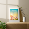 Affiche Saintes SNCF Nouvelle-Aquitaine La Boutique TER