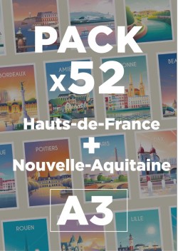 Pack 52 Affiches A3...