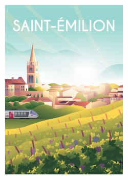 Affiche Saint-Émilion