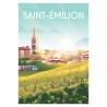Affiche Saint-Émilion SNCF Nouvelle-Aquitaine La Boutique TER