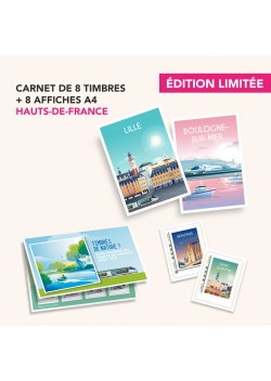 Pack Carnet 8 timbres + 8...