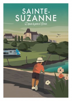 Affiche Sainte-Suzanne