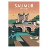 Affiche de Saumur SNCF Pays de la Loire La Boutique TER
